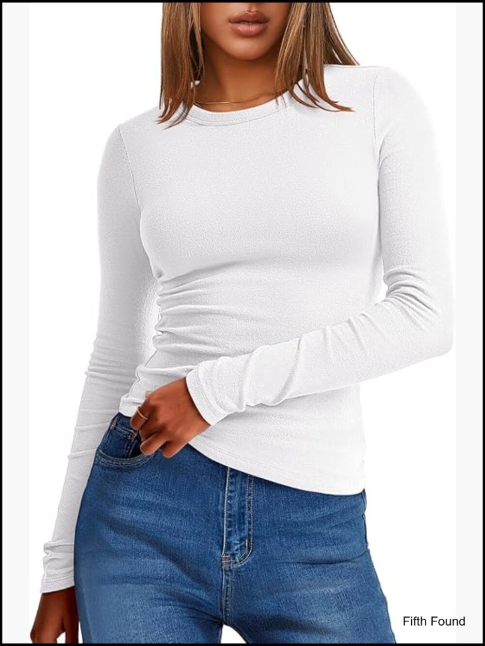 Slim Fit Long Sleeve Thermal Shirt Fleece Undershirt Layering Tee